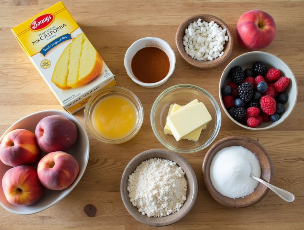 cake mix cobbler
