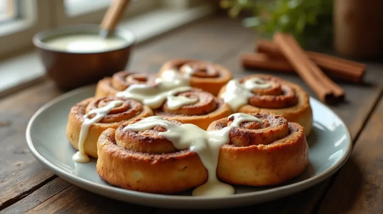 Cinnamon Rolls with Heavy Cream