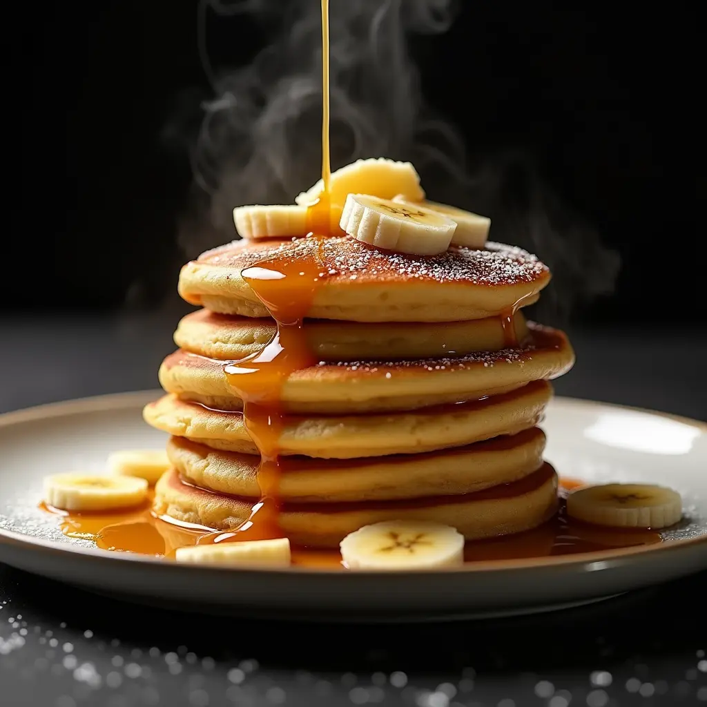 banana foster pancakes